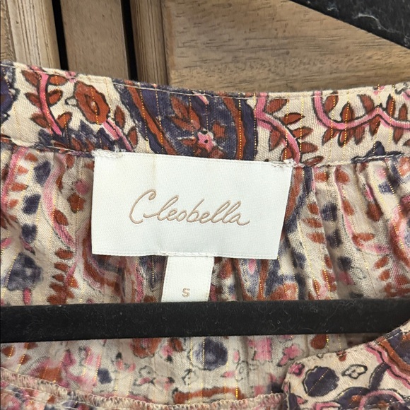 Cleobella Multicolor Paisley Ruffle Top - Picture 2 of 3